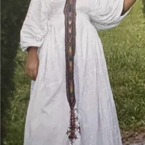 Ethiopian Eritrean Dress with Embroidered